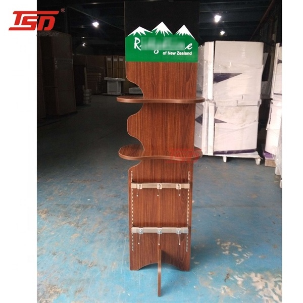 Custom shoes display for retail shop,retail store shoe boots wood display shelving furniture rack stand