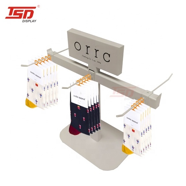 factory supply  baby shop stocking display fixture rack socks display stands,retail store metal socks display rack