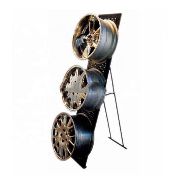 custom hot floor standing metal bike alloy wheel rim display stands,bicycle car alloy wheel display rack