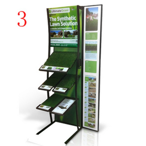 custom metal wire shelf  iron rack placemat display rack artificial lawn display rack