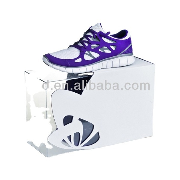 Custom wholesale clear acrylic shoe display case