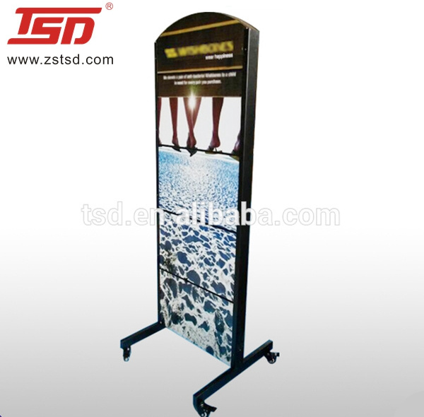 custom hanging sandal display stand for slippers furniture for shoe store flip flops display rack