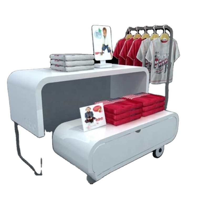 Custom high quality clothes display rack stand  fittings furniture for clothing shop store fixtures