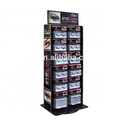 counter top rotating black acrylic eyelash lash extension display stand,lash display racks