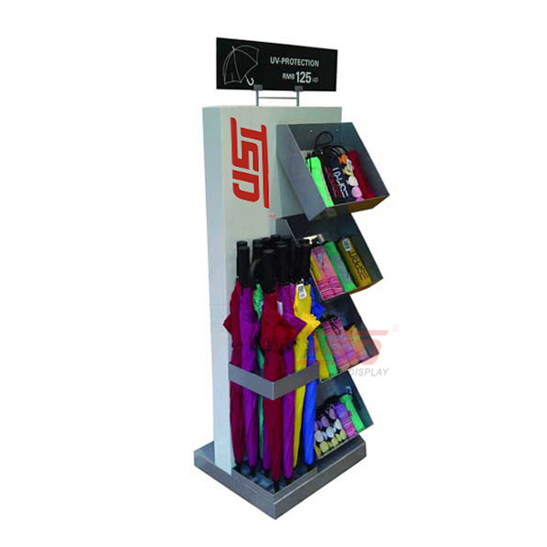 double side retail shop metal umbrella display rack,display stand for umbrella