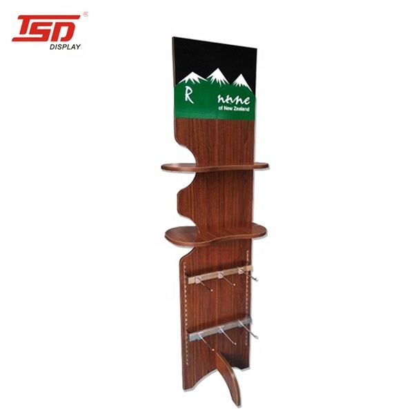 Custom shoes display for retail shop,retail store shoe boots wood display shelving furniture rack stand