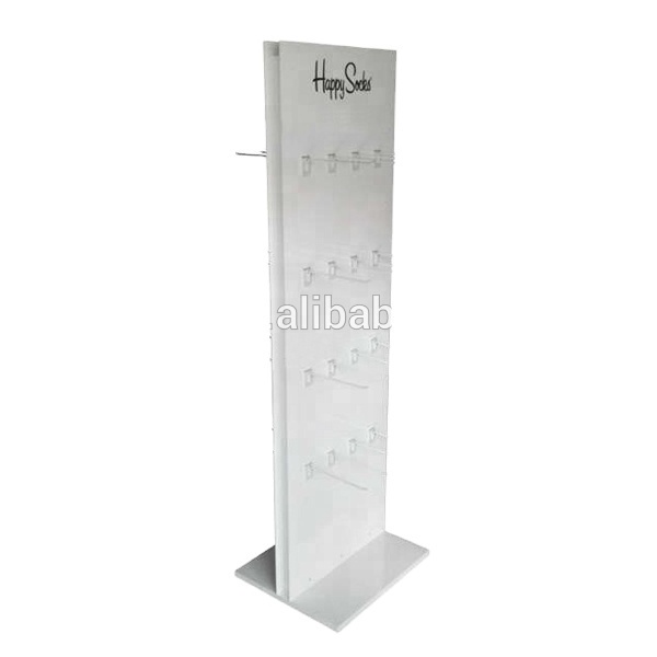 retail store double side floor socks display rack,socks display stands,hanging product rack display