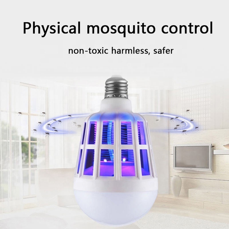 UV LED zapping bulb mosquito killing bulb bug zapper Insect & Fly Killer Lamp