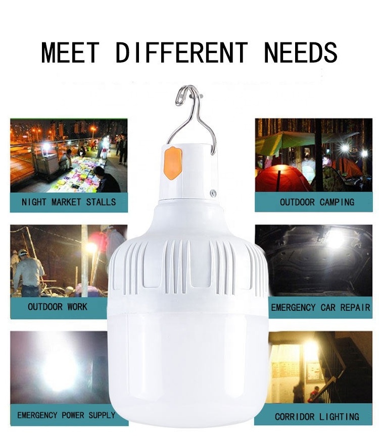 Energy Saving Lighting Spare Battery Usb E27 Bulb Rechargeable Home Led Emergency Charging Light