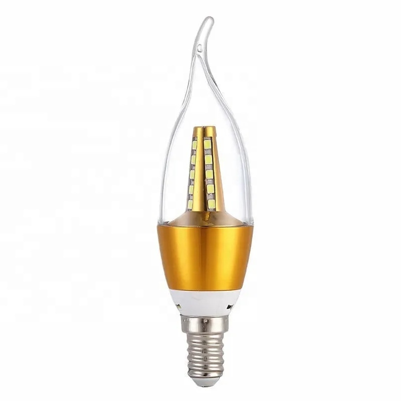 14 E27 Led Lamp Bulb Of Pendant Light Chandelier Light 5w Crystal Lamp Bulb Flaming Tail Lamp Led Chandelier Candle Bulb