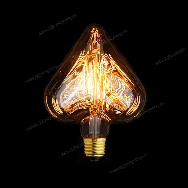 110V-220V Antique Incandescent Filament Lamp ST64 ST58 E26 E27 B22 Retro Decorative Light 25W 40W 60W Vintage Style Edison Bulbs