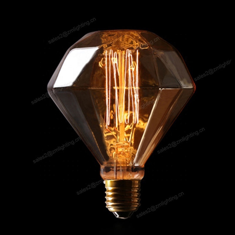 110V-220V Antique Incandescent Filament Lamp ST64 ST58 E26 E27 B22 Retro Decorative Light 25W 40W 60W Vintage Style Edison Bulbs