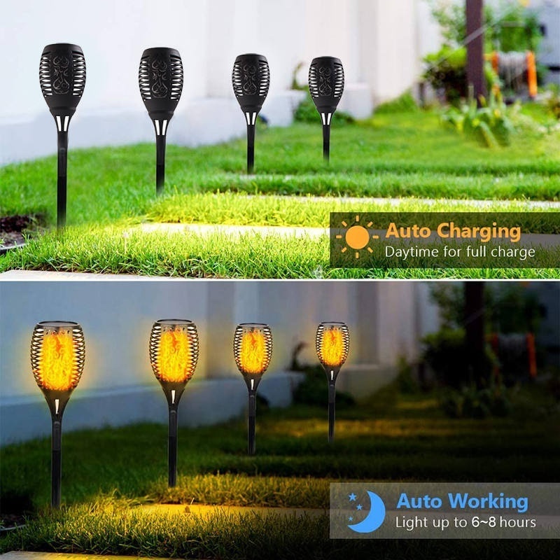 Solar Flame Lamps Led Pathway Garden Light Outdoor IP65 Lawn Lamp Solar Garden Landscape Light