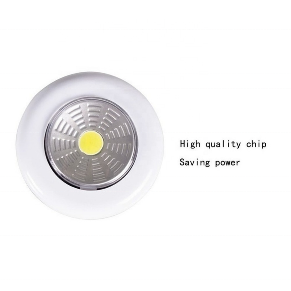 COB LED Under Cabinet Light With Adhesive Sticker Wireless Wall Lamp Wardrobe Cupboard Closet Bedroom Kitchen Night Light