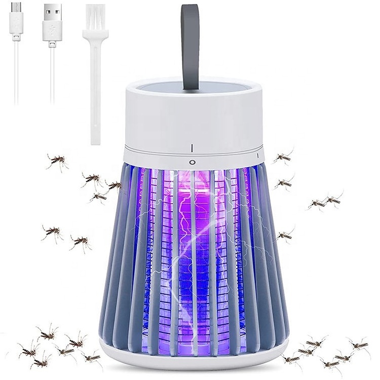 Bug Zapper Outdoor Indoor Rechargeable Mosquito Zapper Portable Mosquito Trap LED Fly Trap for Home Camping Gnats Backyard