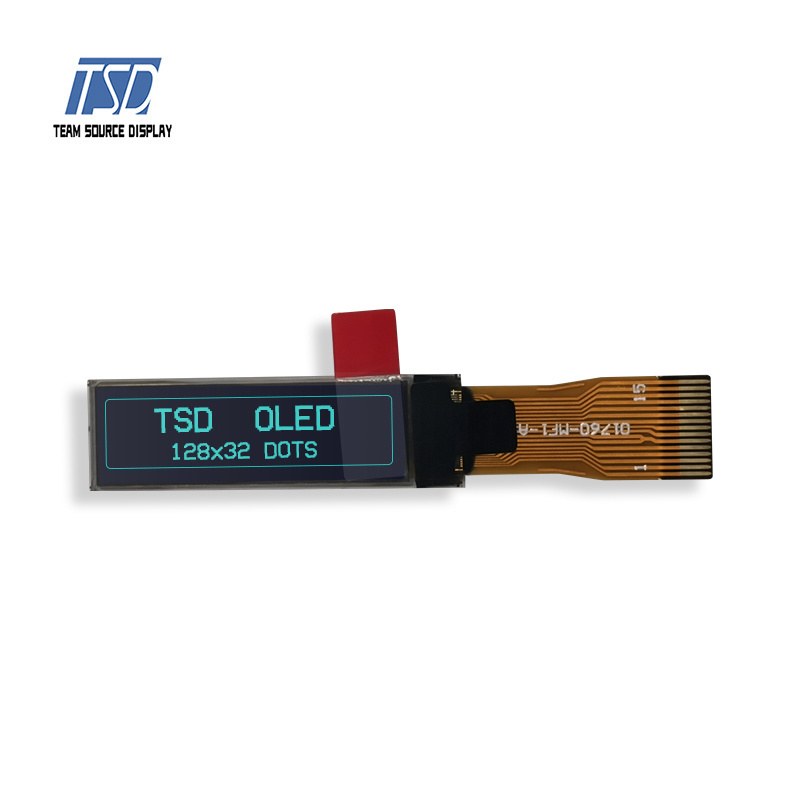 mini oled screen 0.87 inch 128*32 dots 12 O'clock OLED Display