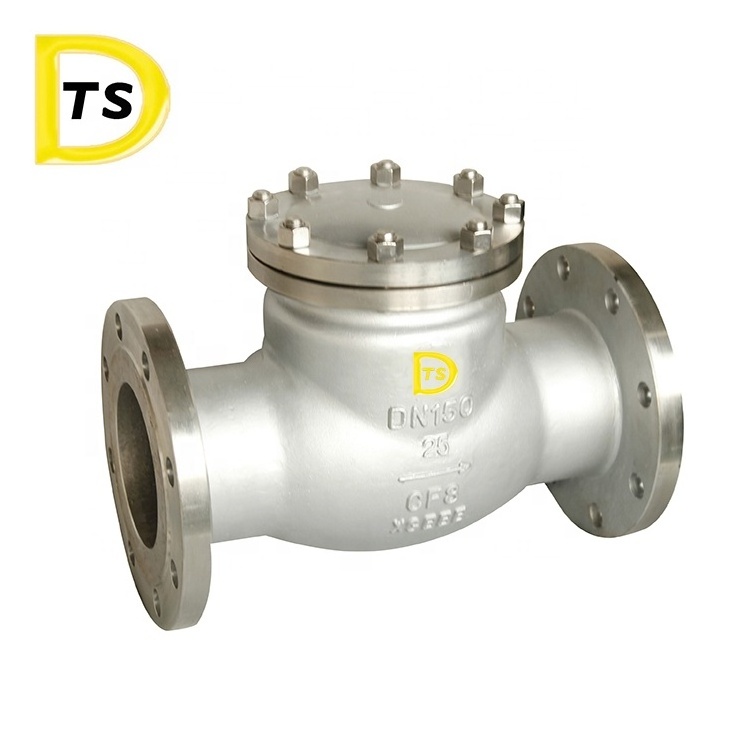 Stable Quality Price Factory  water steam Swing spring 8 inch Flange Lift Check Valve