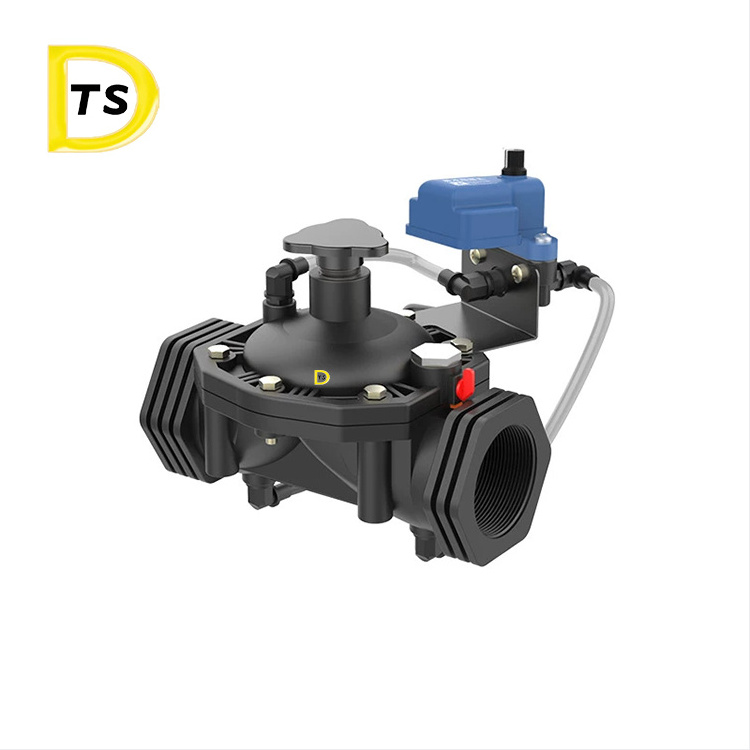 Competitive Price plastic intelligent automatic irrigation control solenoid valve with manual switch