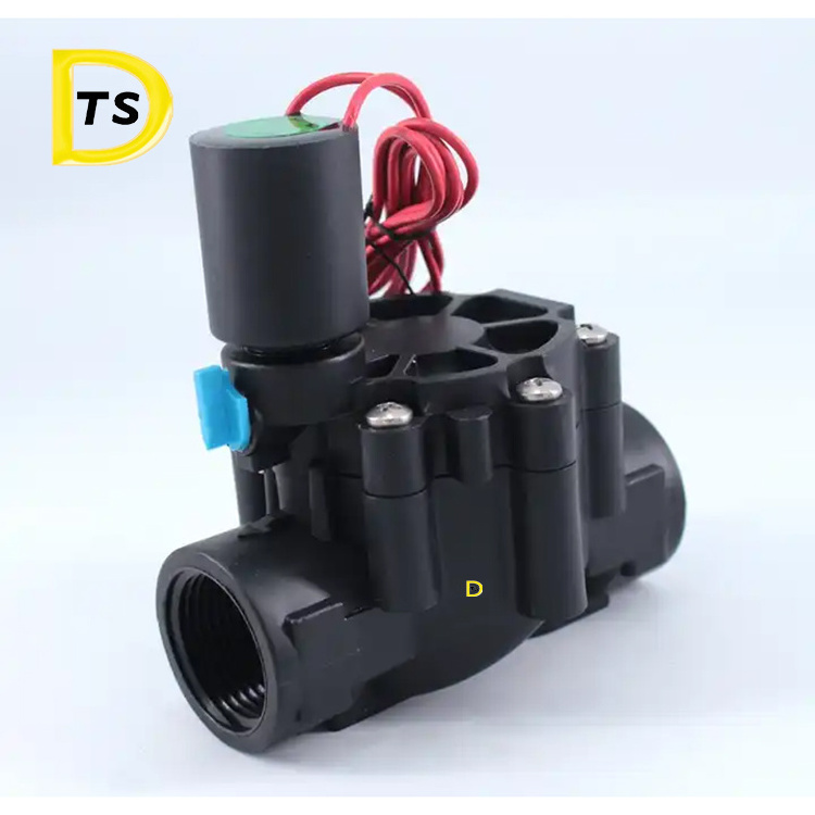 Competitive Price plastic intelligent automatic irrigation control solenoid valve with manual switch