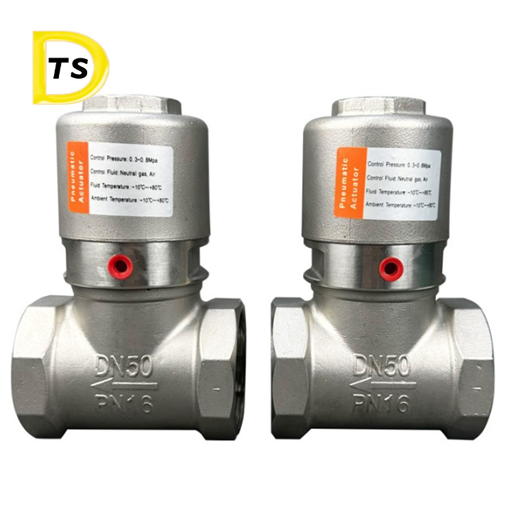 Low Pressure DN50 stainless steel pneumatic valve sprinkler water valve Pneumatic On-off Valve