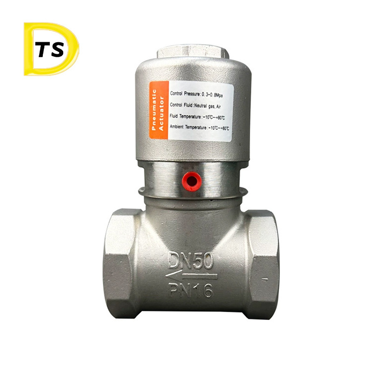 Low Pressure DN50 stainless steel pneumatic valve sprinkler water valve Pneumatic On-off Valve