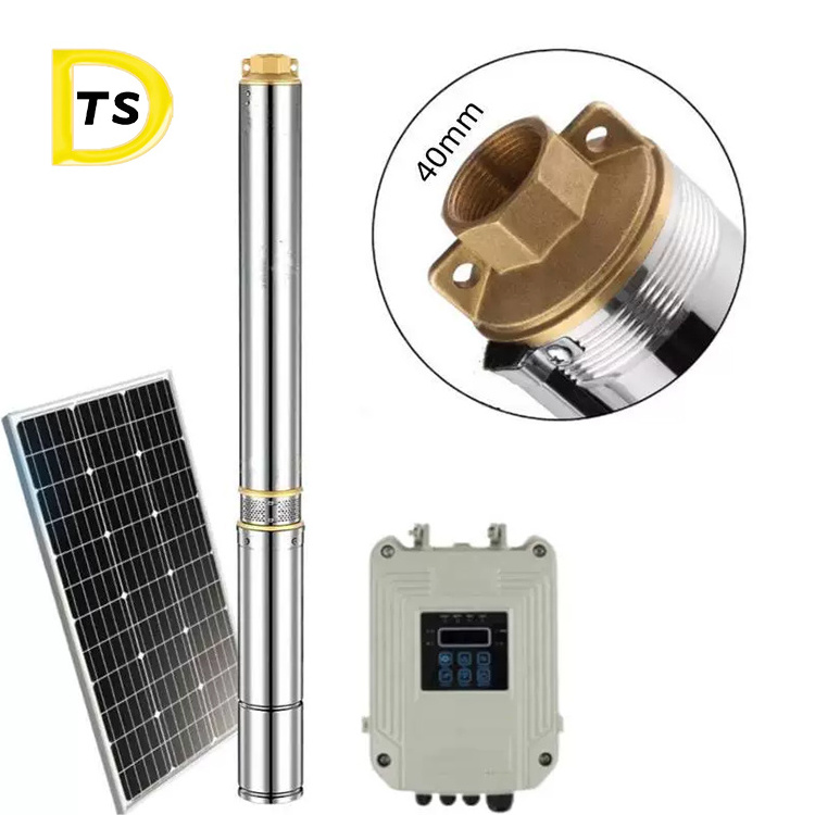 High lift Water Pump Stainless Steel Solar Deep Well Pump Photovoltaic Solar Submersible Pump