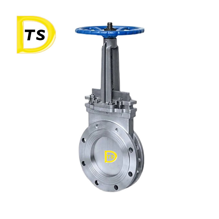 Cast iron gate valve wcb dn 600 304 316 pneumatic knife stainless steel knife gate valve