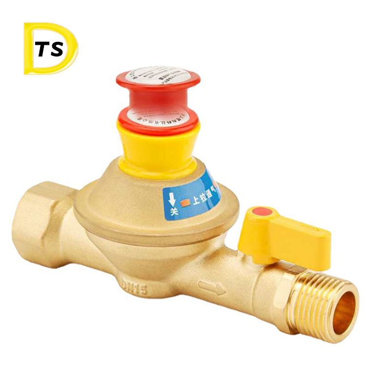 Natural gas shut-off valve, overpressure and undervoltage safety shut-off valve