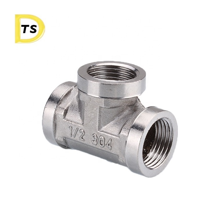 Plumbing materials stainless steel threaded SS304/316 sanitary pipe fittings Union elbow for water supply