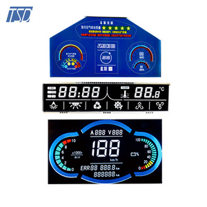 Custom VA STN TN FSTN HTN Segment Graphic Monochrome LCD Display for Motorcycle Car Speedometer Instrument Dashboard Cluster