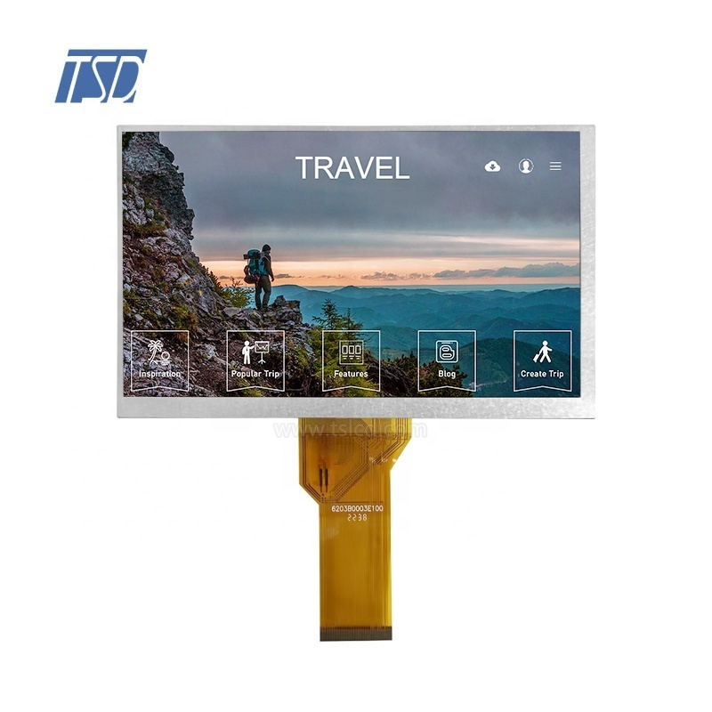 Elevator display 7'' lcd screen 800x480 RGB 50pin interface 7.0 inch tft display module