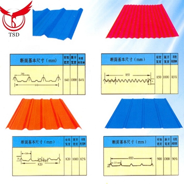 TSD Top Quality Hot Sale Galvanized Sheet Metal Roofing Price/GI Corrugated Steel Sheet/Zinc Roofing Sheet Iron Roofing Sheet