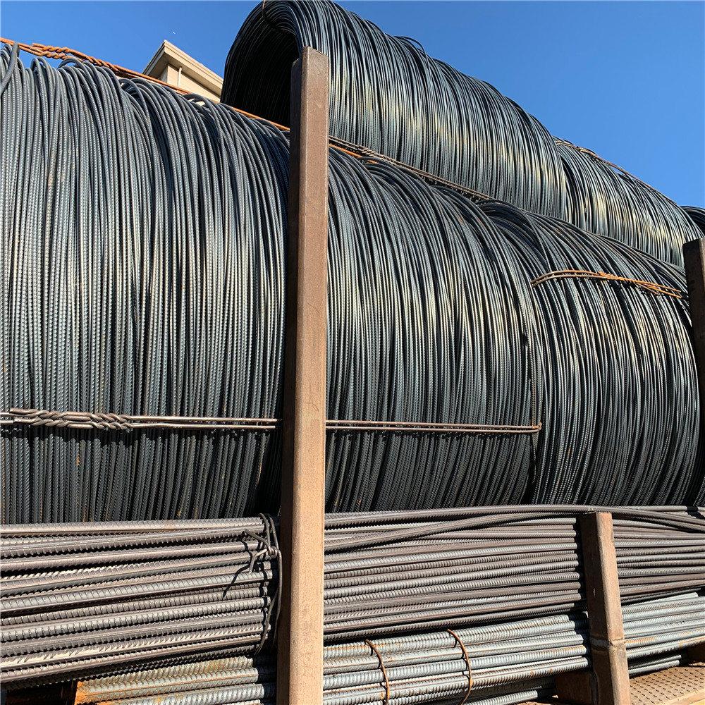 Reinforcing deformed steel rebars iron bar 6mm 8mm  steel Bar in coils