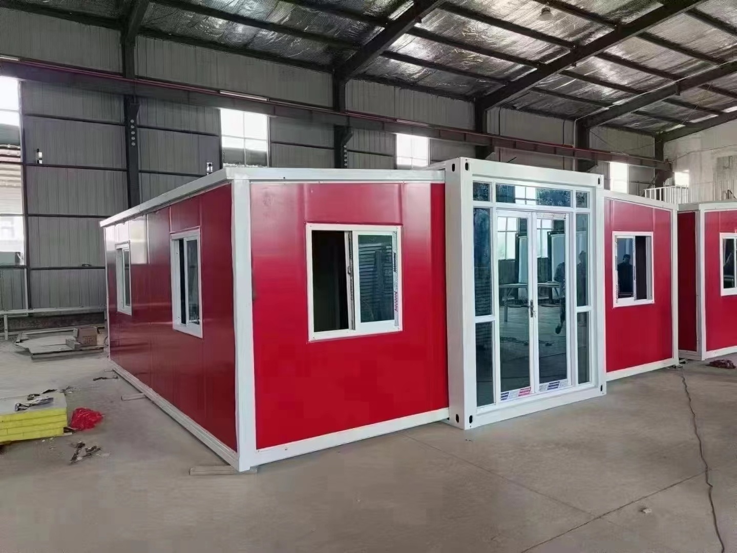 40ft two story wooden steel high quality sentry box mobile shipping packaging container houses in morocco