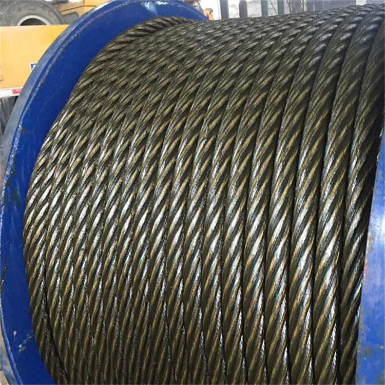 Professional compacted electric galvanized steel wire rope with CE certificate