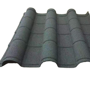 Stone Chip Coated Aluzinc Steel Tile Metal Roof Shingles