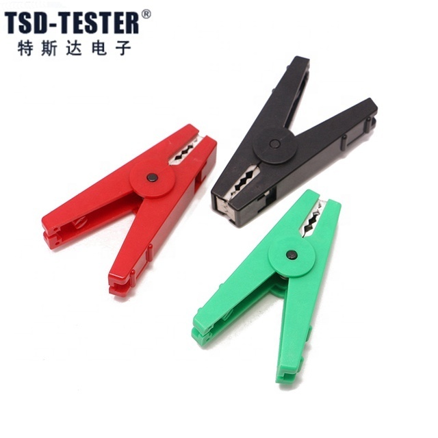 Plastic Electrical Automotive Test Crocodile Alligator Clip Car Insulated Test Battery Clips