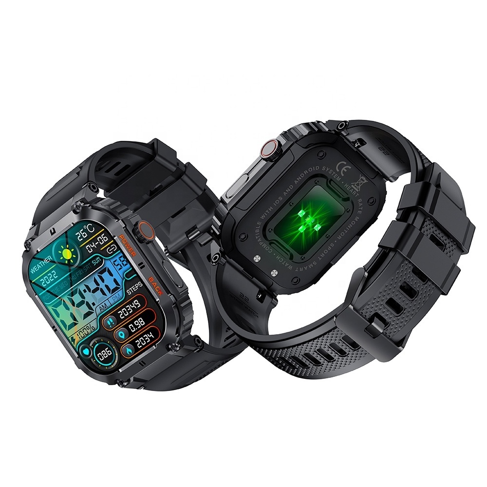 New arrivals men smart watches K57Pro blood oxygen timer long battery life waterproof 100+ sports mode smart watch outdoor