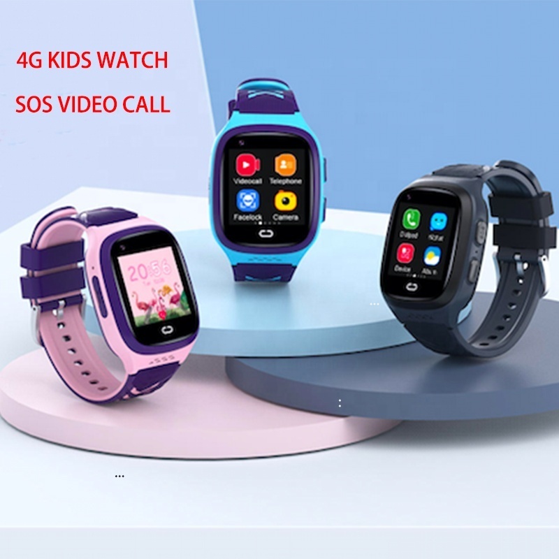 China made 4G watch smartwatch kids waterproof SOS video call baby's watch with camera sim card wifi smart watch gps tracker