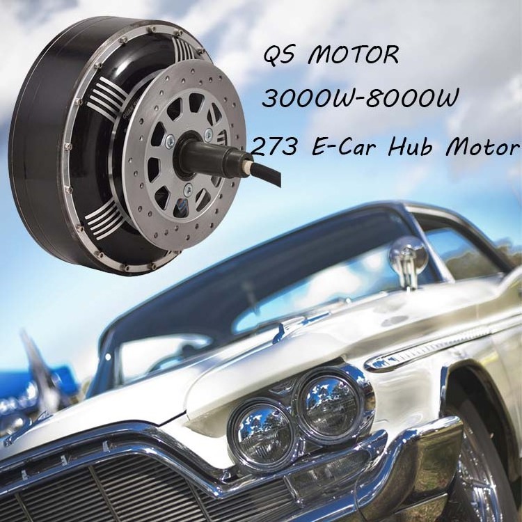 Promotional Various Durable Using QS Motor E-car 273 8000W 50H V2 Electric car brushless dc hub motor