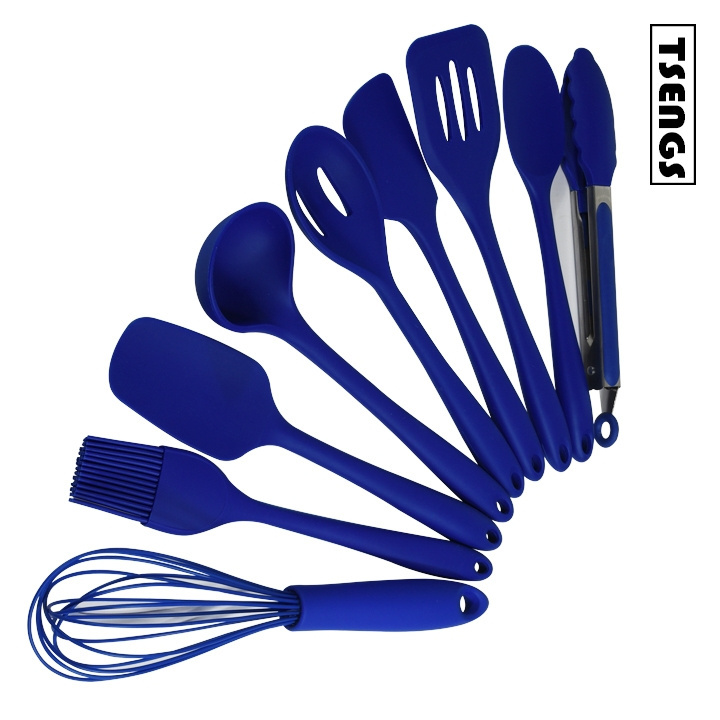 Home and Kitchen Accessories 9 Pieces Heat Resistant Food Silicone Kitchen Utensils Sets