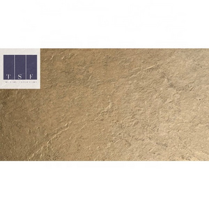 Professional Vendor High Quality Gold Metallic Concrete Veneer Stone Wall Floor Covering Wall Panel For Outdoor Decoration