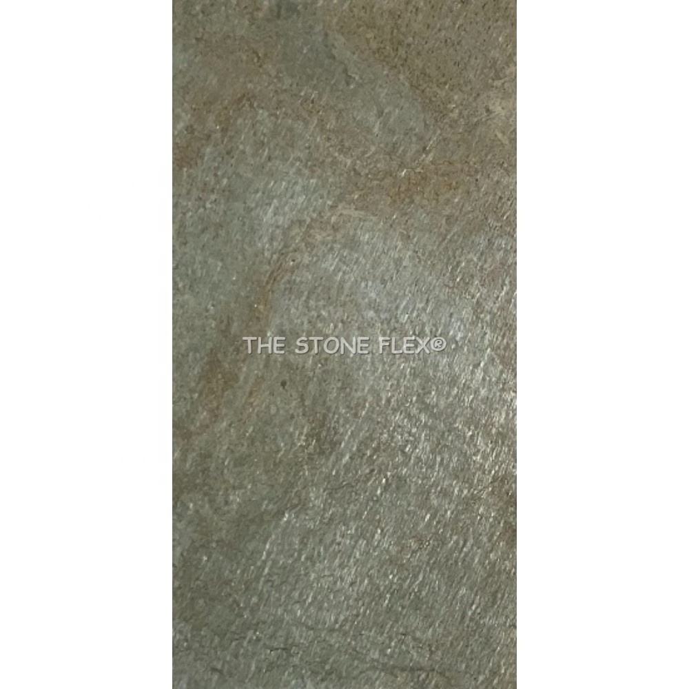 100% Natural Quality Made Attractive Silver Shine Gold Natural Stone Veneer Sheet For Interior Decoration