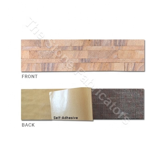 Outdoor Decoration Wall Tiles Rusty Rainbow Slate Peel And Stick Time Saving Veneer Stone Wall Panel