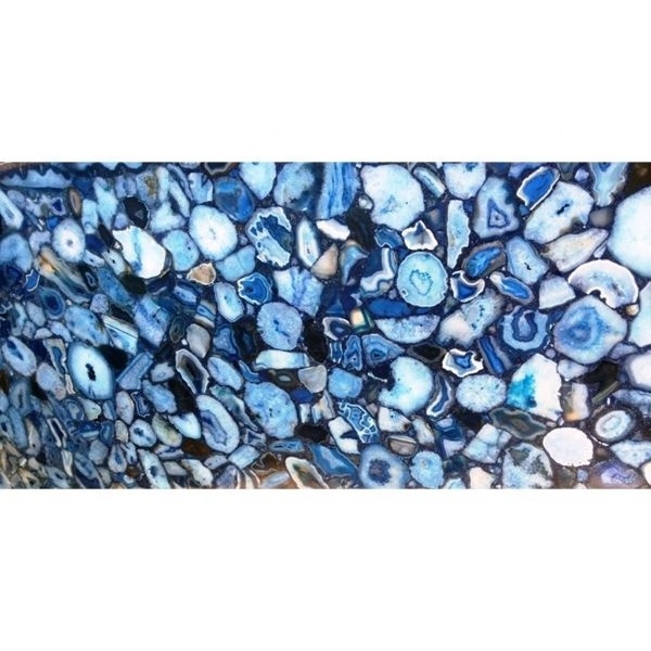 Agate Slab Stone High Quality Blue wall and Floor Decoration Natural Stone With Exterior Wall Decoration