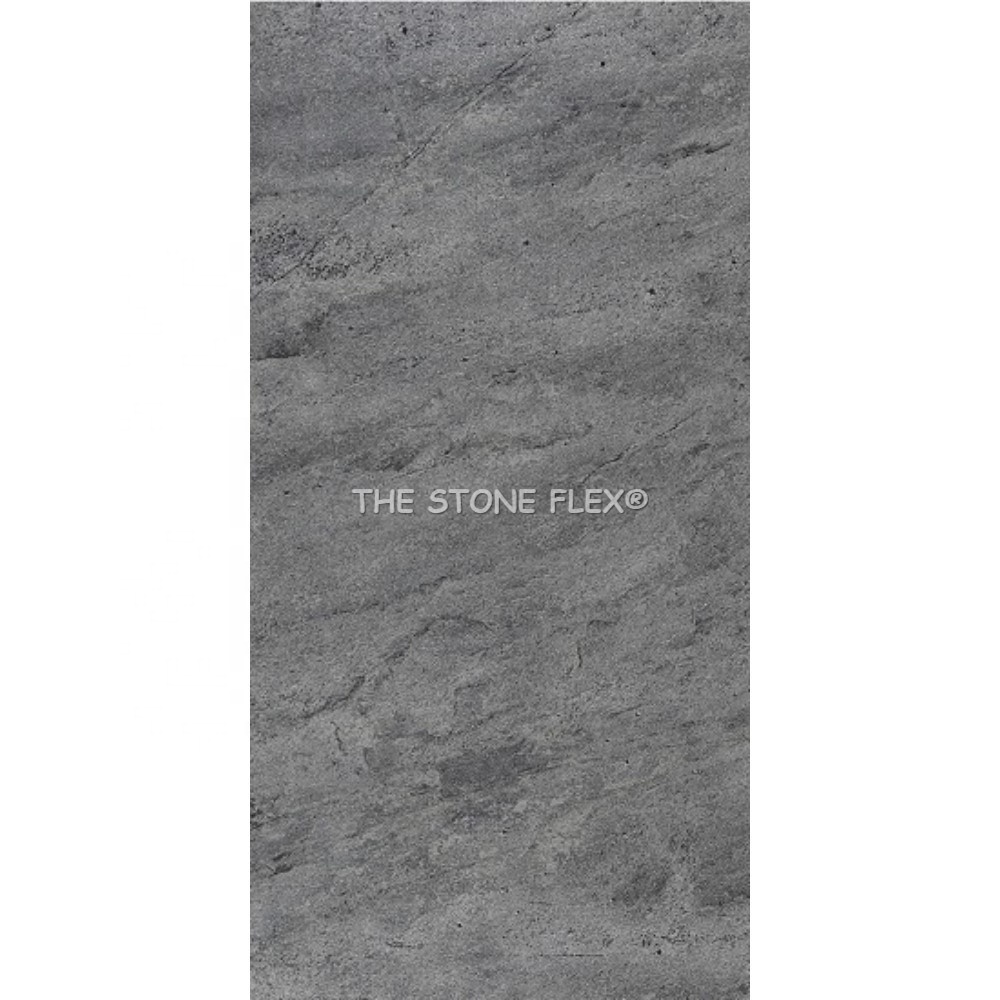 Eco Friendly And Top Quality Silver Grey Natural Flexible Stone Veneer Sheet For Interior And Exterior Wall Decoration