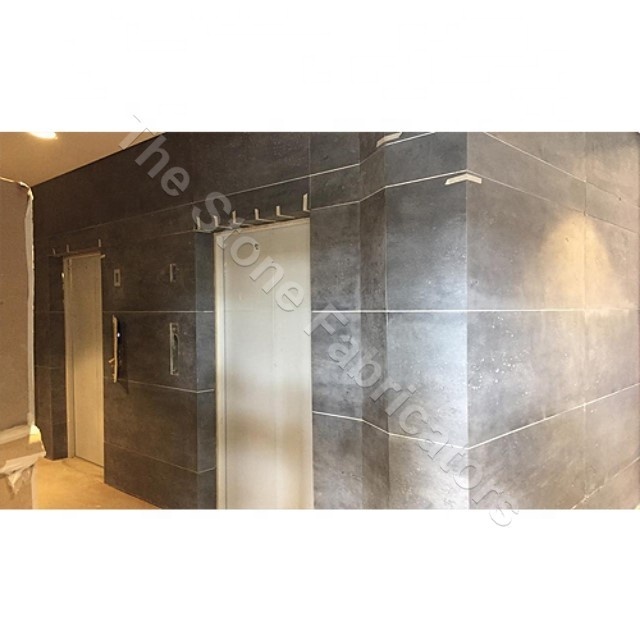 Factory Direct Supply High Quality Silver Metallic Concrete Veneer Stone Wall Floor Covering Outdoor Decoration Wall Tiles