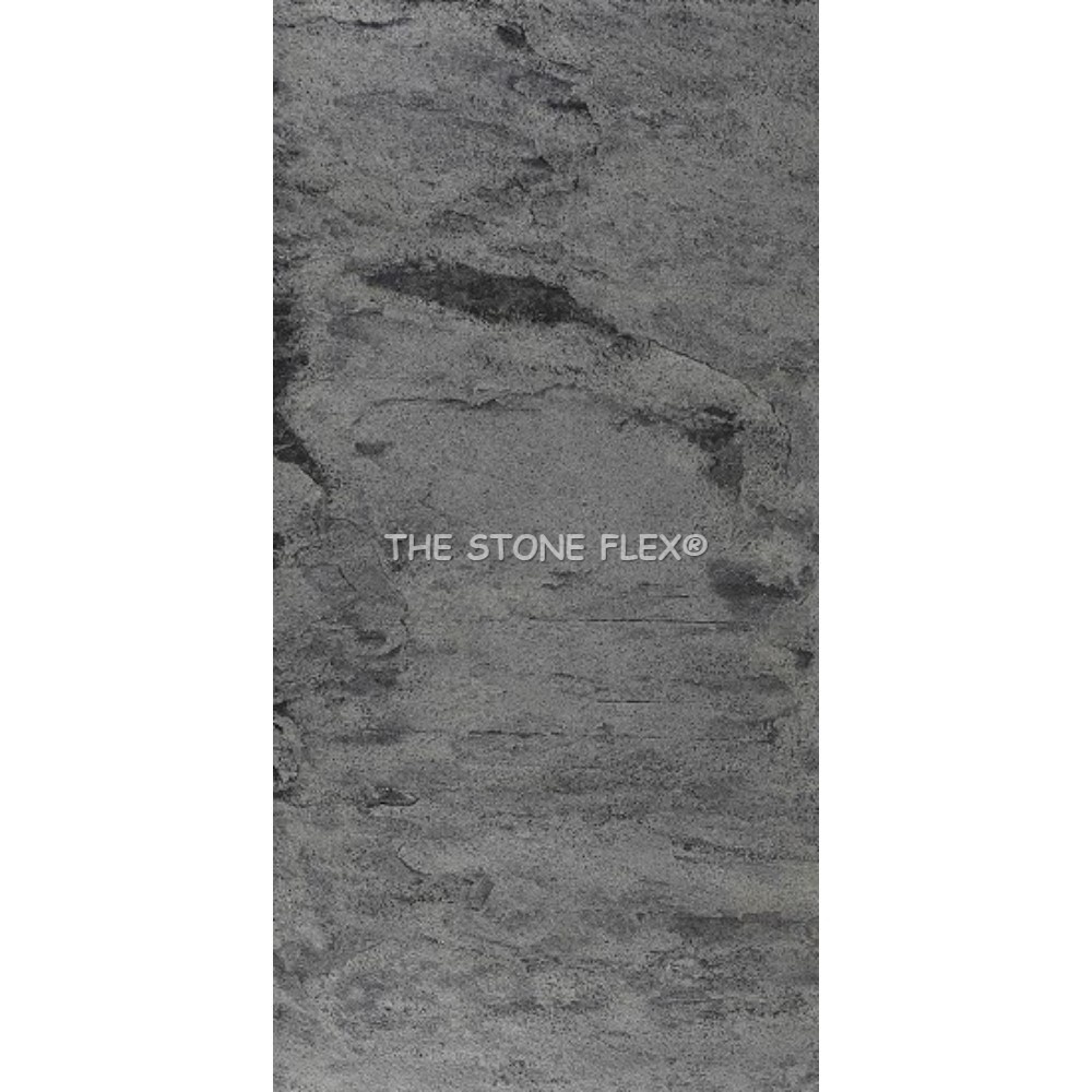 Eco Friendly And Top Quality Silver Grey Natural Flexible Stone Veneer Sheet For Interior And Exterior Wall Decoration