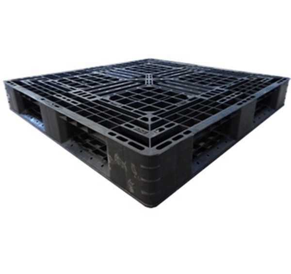 Low Price Black Recycled Material Plastic Pallet for Sale