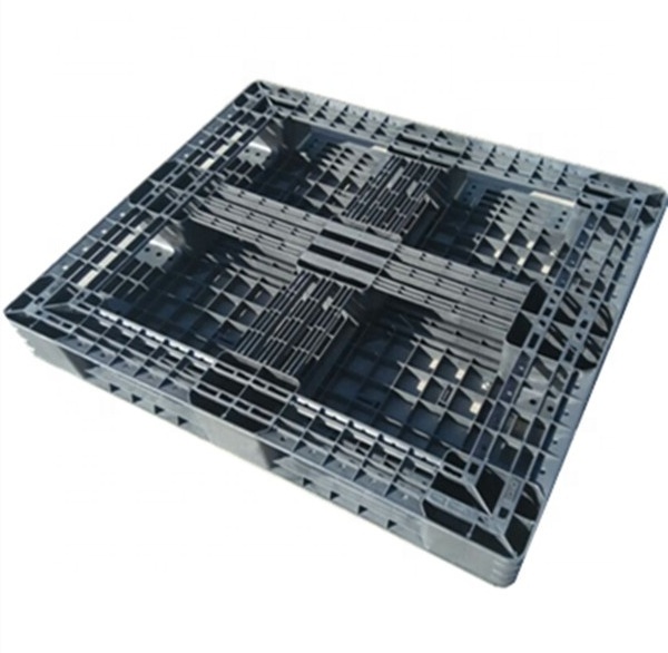 Low Price Black Recycled Material Plastic Pallet for Sale